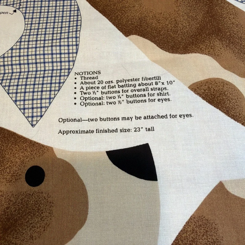 VIP Cranston Prints Works Cut & Sew Cotton fabric panel Country Dog Pre-cut 31pc